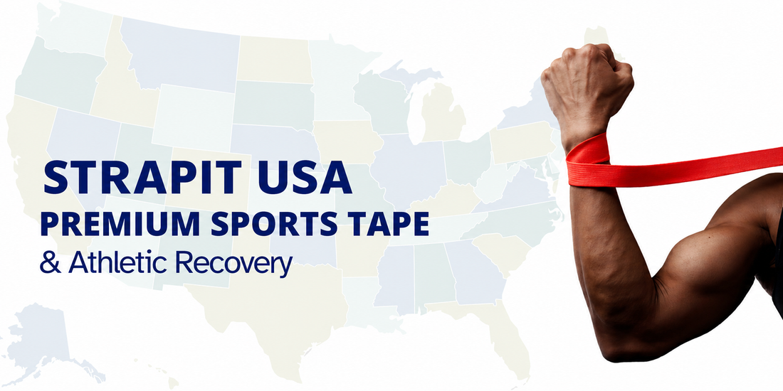 Strapit USA Is Now Open - Premium Sports Tape & Athletic Recovery, Delivered Across America