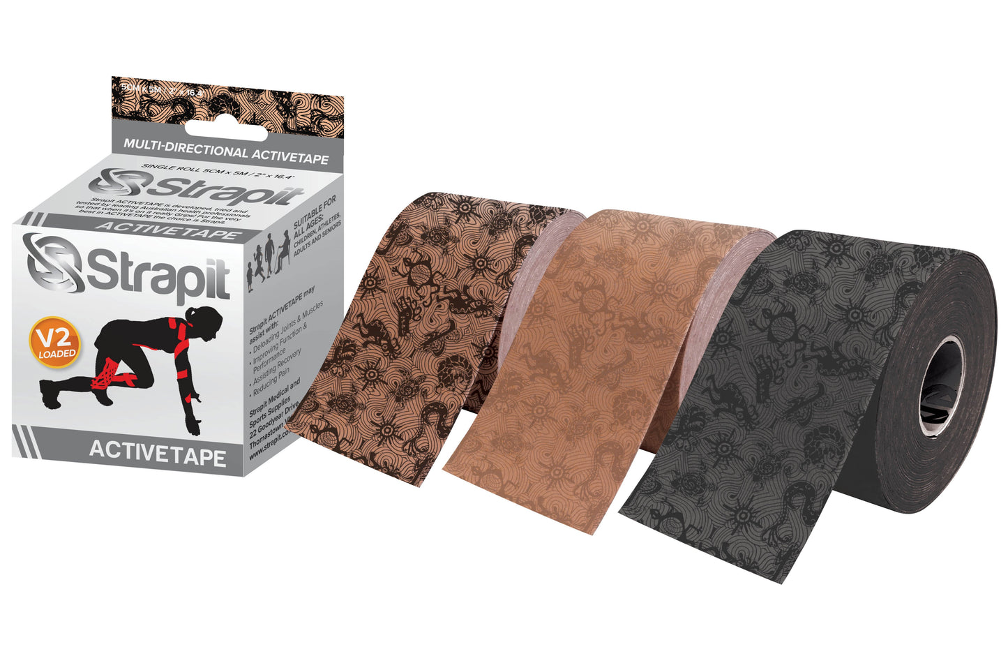 ACTIVETAPE V2 - Tan Pattern on Tan