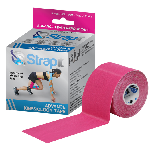 Strapit 2" x 5.5yds Advance Kinesiology Tape (Various Colors)