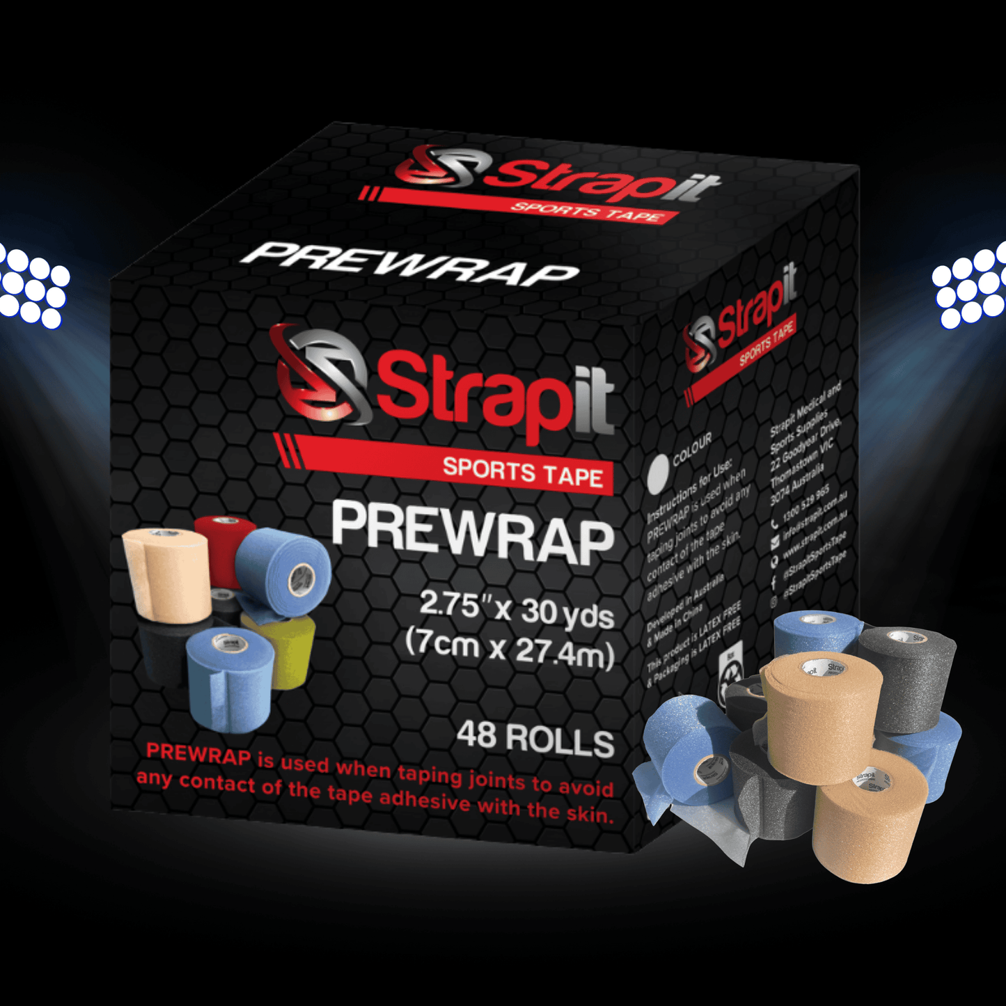 Strapit 2.7" x 30yds Prewrap