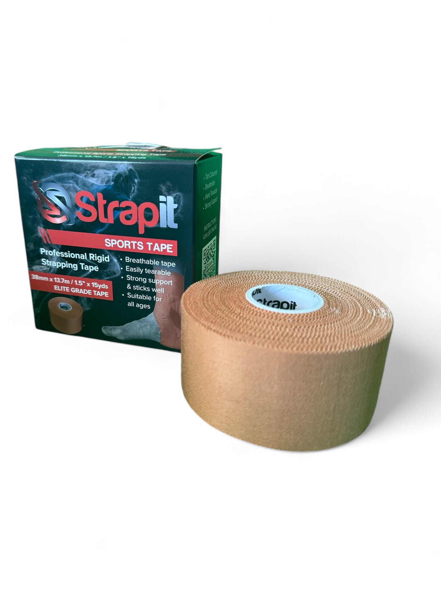 STRAPIT PRO GRADE RIGID STRAPPING TAPE - TAN - Great for McConnell Taping