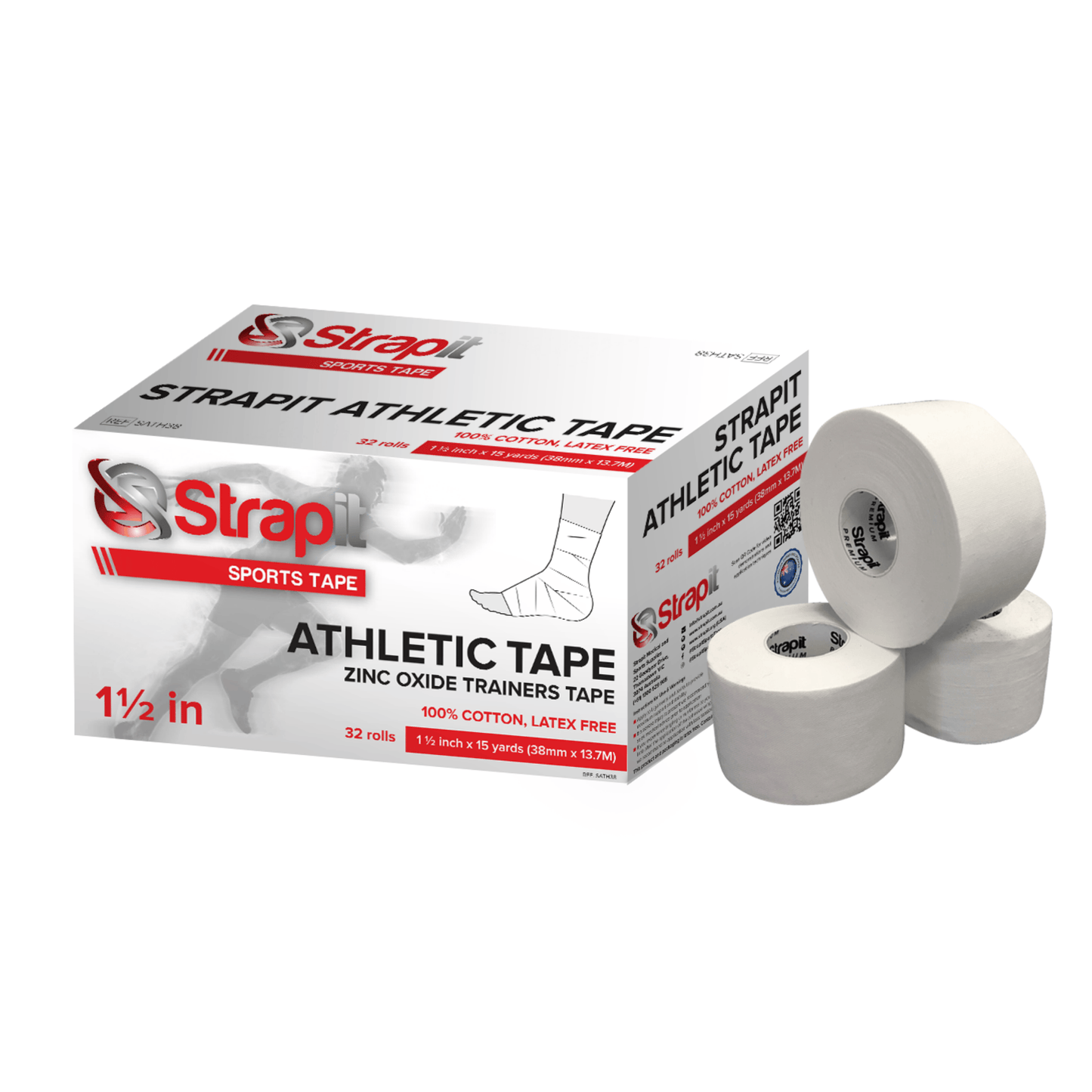 Strapit athletic tape USA 32 rolls  