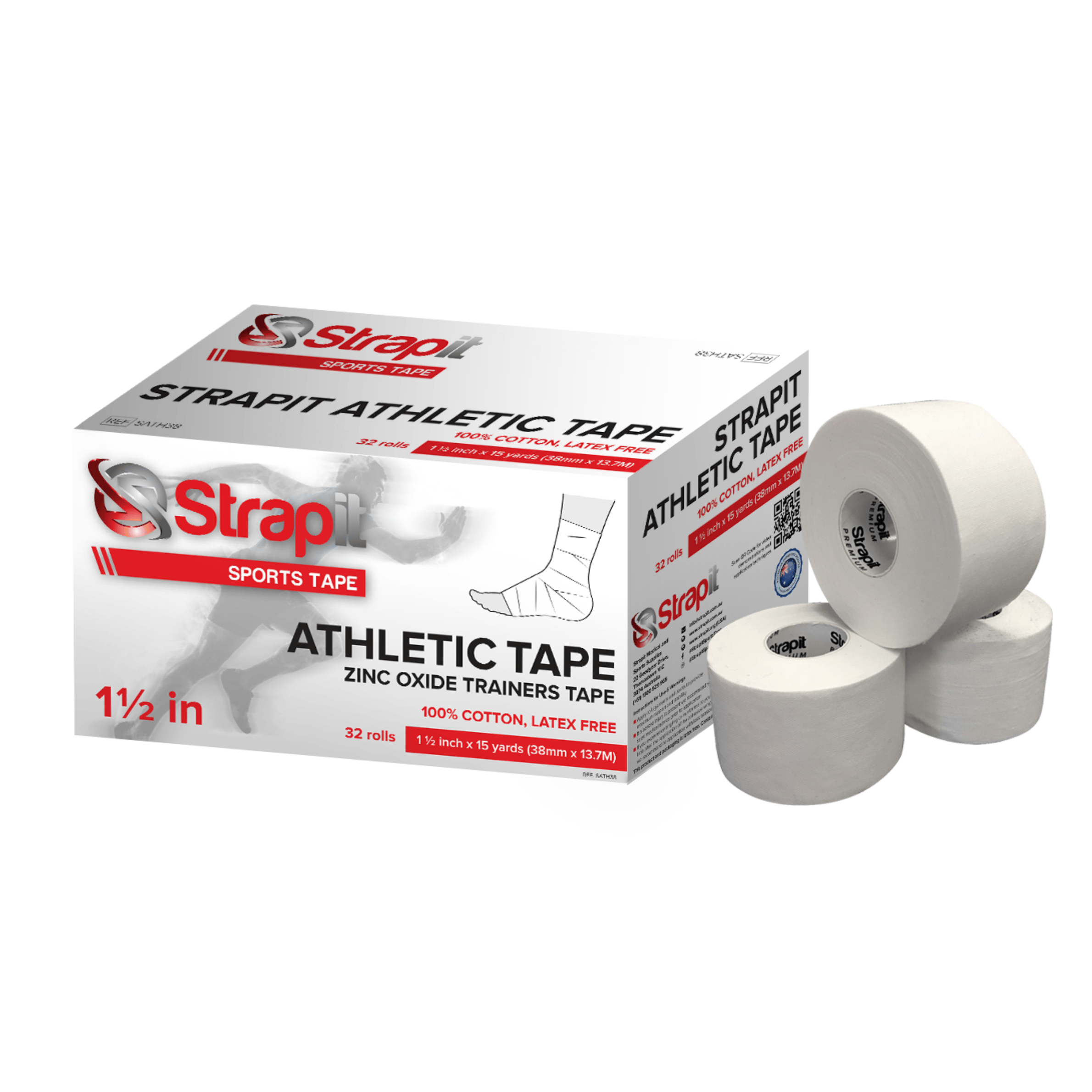 Strapit athletic tape USA 32 rolls  