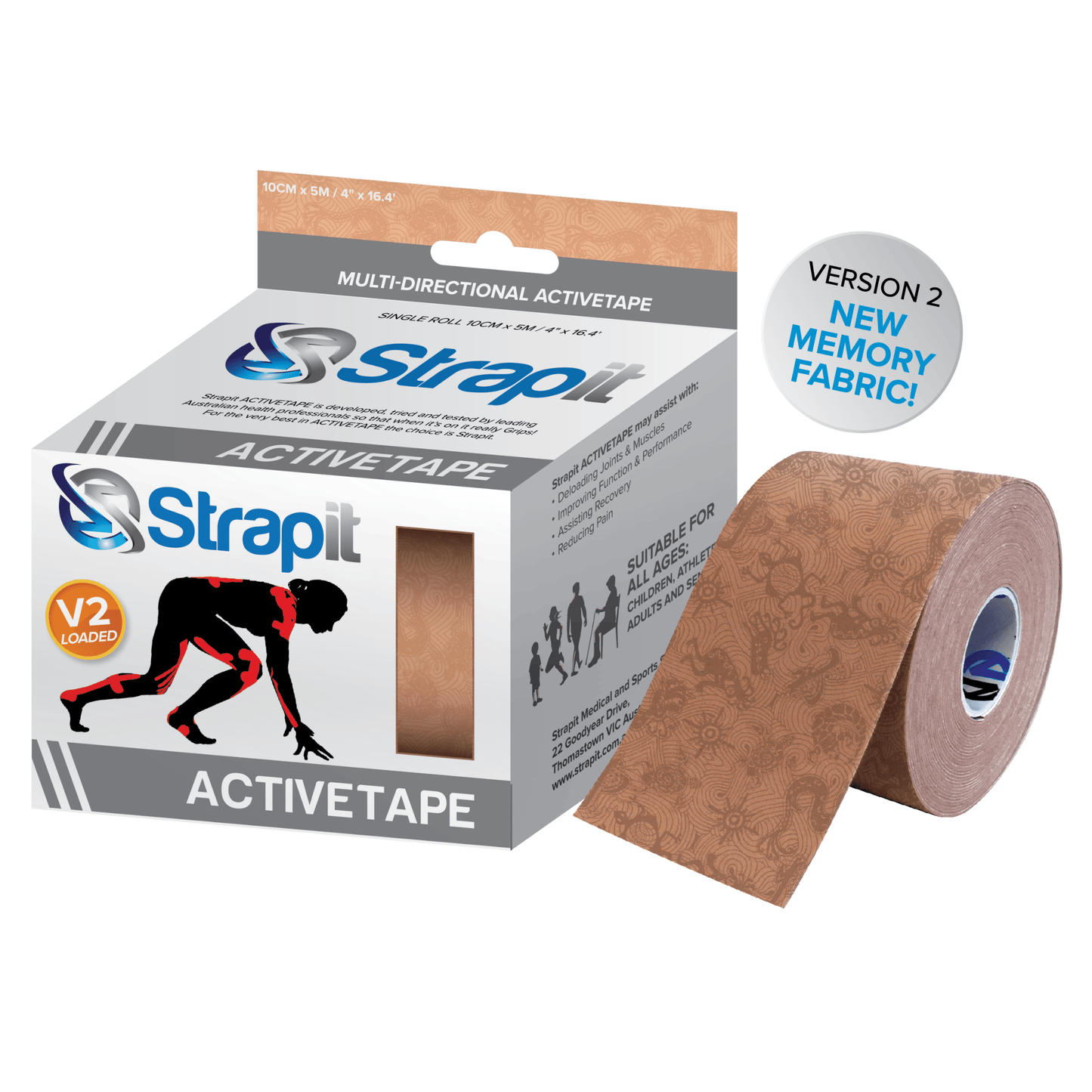 ACTIVETAPE V2 - Tan Pattern on Tan