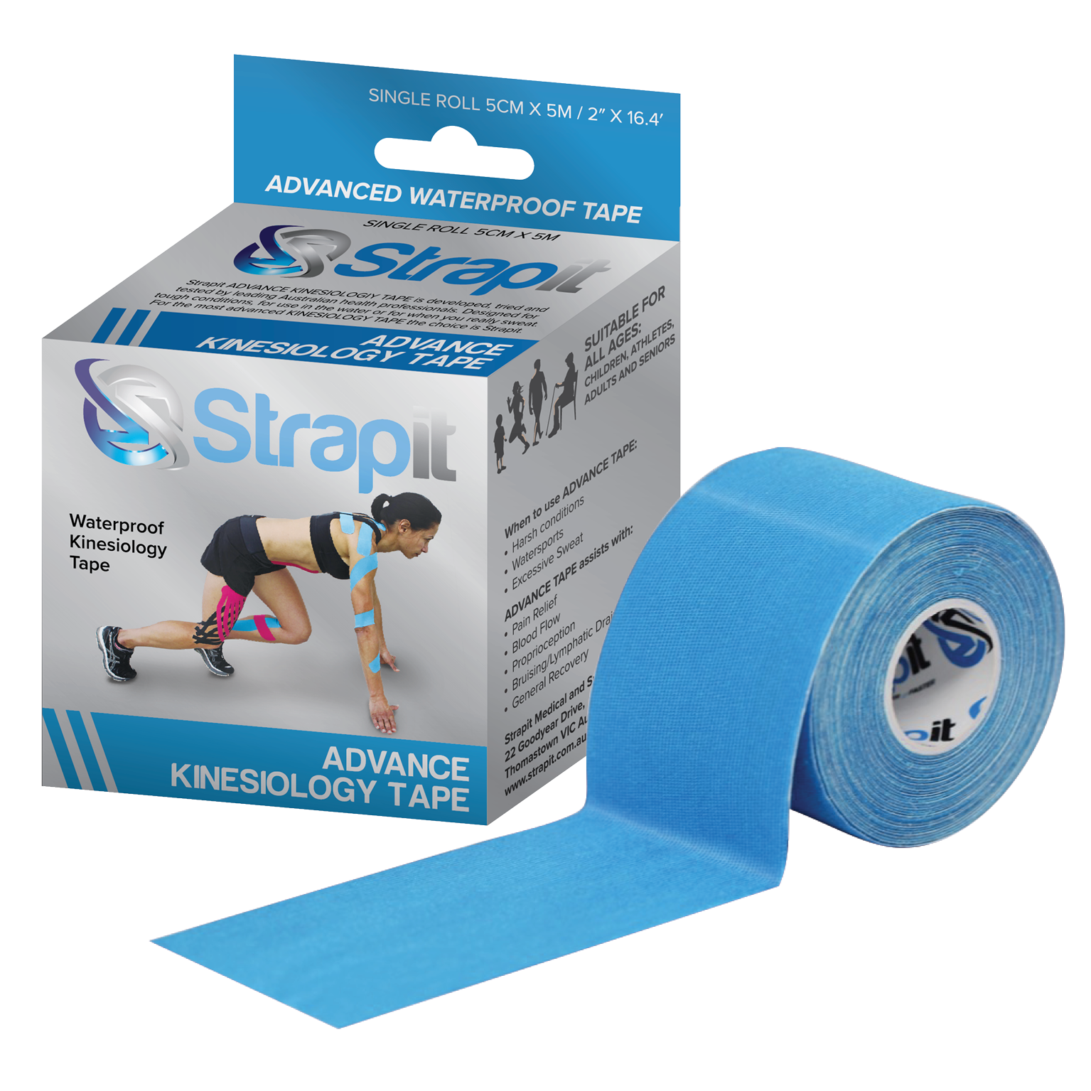 Strapit ADVANCE K Tape - Australian Physiotherapy Equipment