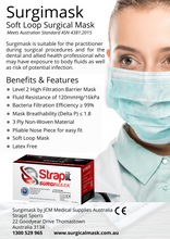 STRAPIT LEVEL 2 SURGICAL MASK - ANTIVIRAL PROTECTION