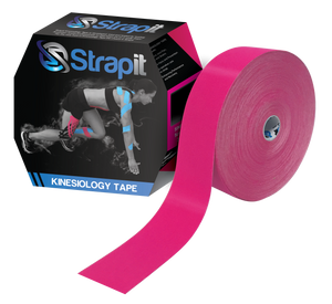 STRAPIT Original Kinesiology Tape,  JUMBO ROLL,  2" X 34 yds,  Pink