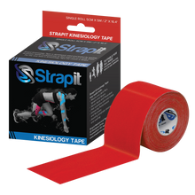 STRAPIT ORIGINAL KINESIOLOGY TAPE - 2" x 5.5 YDS. - RED