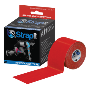 STRAPIT ORIGINAL KINESIOLOGY TAPE - 2" x 5.5 YDS. - RED